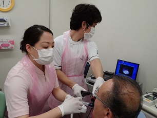 内視鏡による摂食嚥下の精密検査