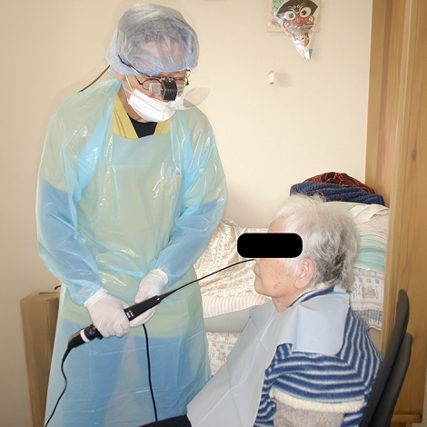 歯科訪問診療における嚥下機能評価（VE、居宅）