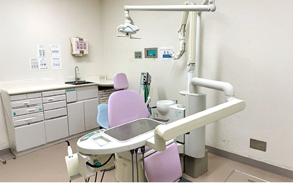小児歯科内、診療室の写真。