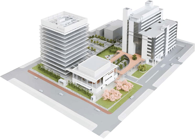 大学の模型イメージ