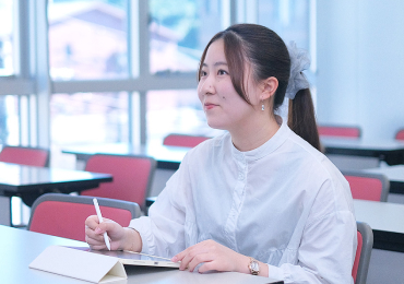 写真:講義を受けている様子