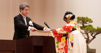 写真：卒業式の様子