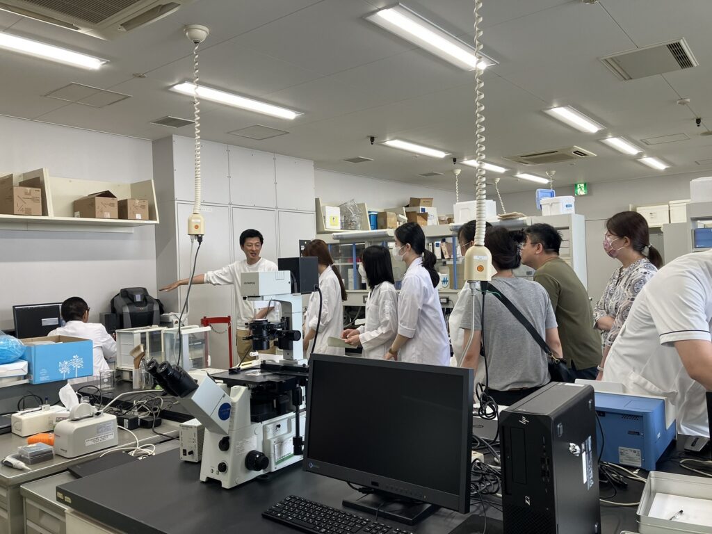 写真：授業体験の様子