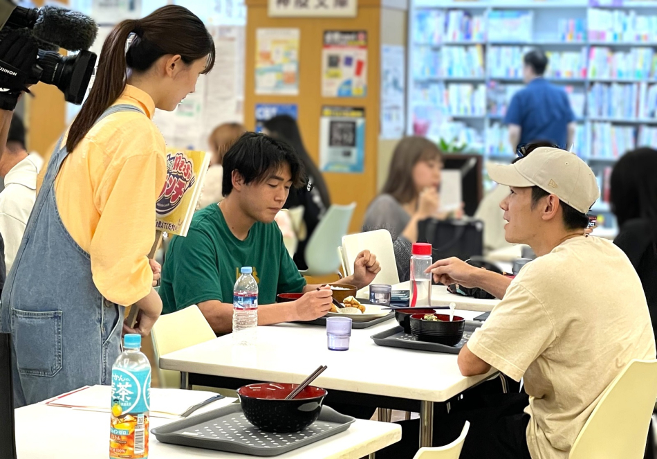 写真:「教えて!好きっちゃランチ」のコーナー