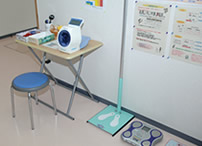 写真:健康測定の様子