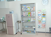 写真:健康に関する本やパンフレット設置場所